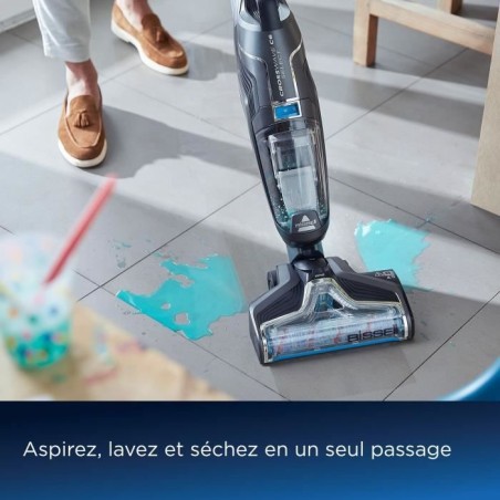Aspirateur Balai Laveur sans Fil BISSELL B3569N Crosswave C6 Select Cordless - Nettoyage Multi-Surfaces - Autonettoyage Automati