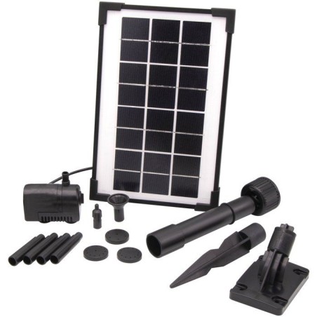 Pompe fontaine - UBBINK - SolarMax 250 - Débit 200 l/h - Panneau sola
