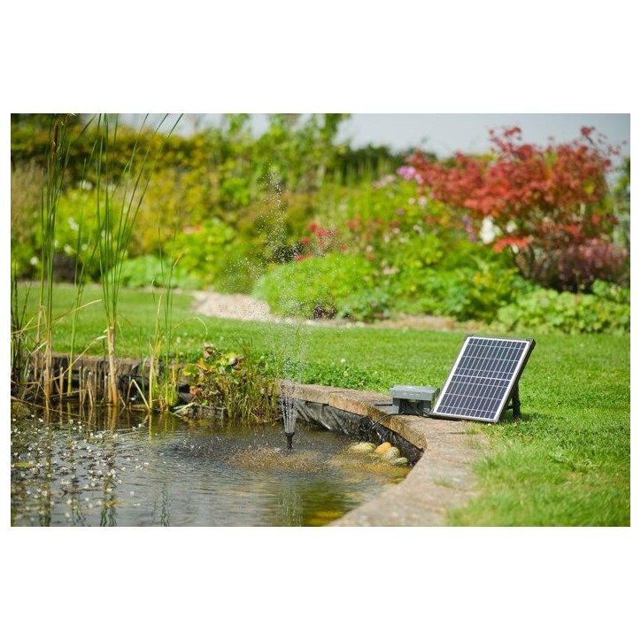 Pompe fontaine - UBBINK - SolarMax 600 Accu Power Control - Débit 700 l/h - Fonctionnement jour/nuit Pompe fontaine - UBBINK - SolarMax 600 Accu Power Control - Débit 700 l/h - Fonctionnement jour/nuit