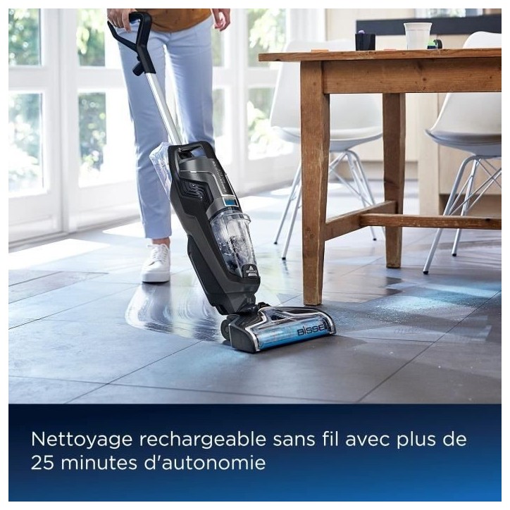 Aspirateur Balai Laveur sans Fil BISSELL B3569N Crosswave C6 Select Cordless - Nettoyage Multi-Surfaces - Autonettoyage Automati Aspirateur Balai Laveur sans Fil BISSELL B3569N Crosswave C6 Select Cordless - Nettoyage Multi-Surfaces - Autonettoyage Automati