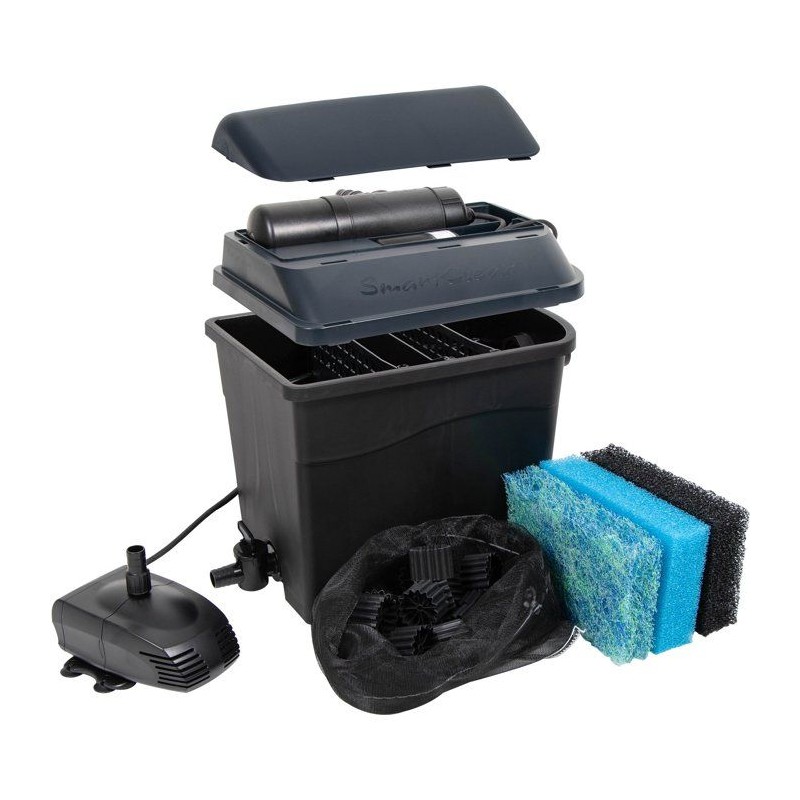 Filtre gravitaire pour bassin - UBBINK - SmartClear 9000 PlusSet - UV-