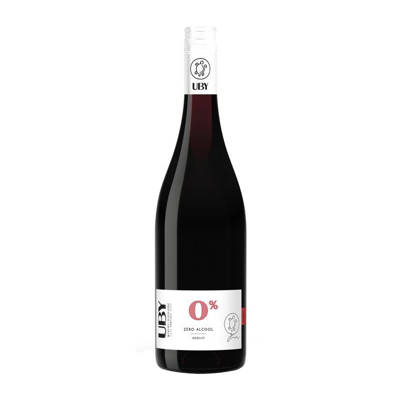 UBY - Merlot - Rouge zéro alcool - 75cl