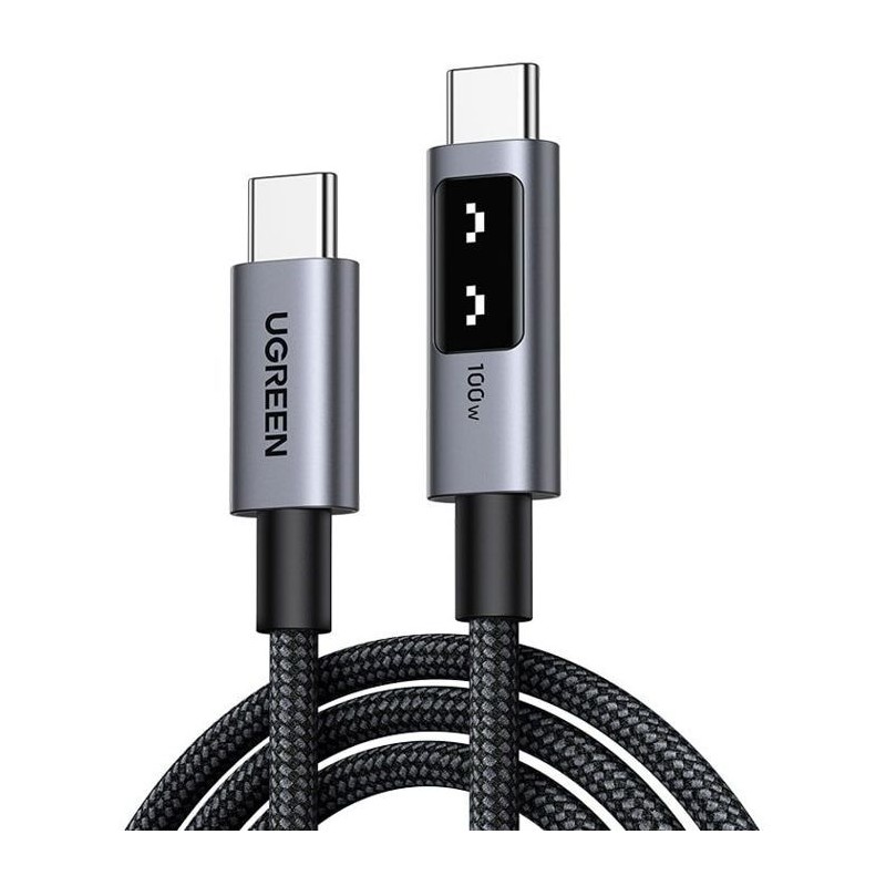 Câble USB-C - UGREEN - Câble data USB-C a USB-C PD 100W - Nylon tres