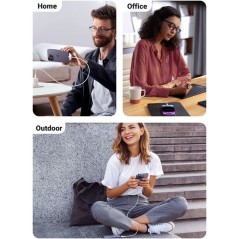 Câble Lightning - UGREEN - Silicone - USB-C - 1 m - Blanc
