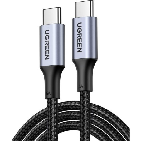 Câble USB-C - UGREEN - Câble renforcé type C vers C - 1 m - 100W -
