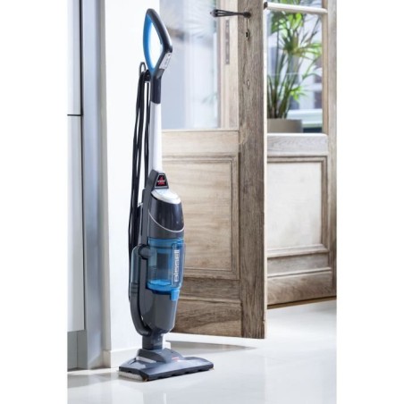 BISSELL 1977N Vac&Steam - Aspirateur et Nettoyeur Vapeur Filaire - Pour Sols Durs, Carrelages, Parquets - Fonction Régulation V