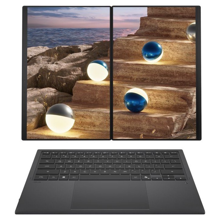 PC Portable ASUS ZenBook Duo OLED UX8407 : Win 11 - 14.0 WQXGA+ Tactile - Intel Core Ultra 7 355 - RAM 16Go - 512Go SSD PC Portable ASUS ZenBook Duo OLED UX8407 : Win 11 - 14.0 WQXGA+ Tactile - Intel Core Ultra 7 355 - RAM 16Go - 512Go SSD