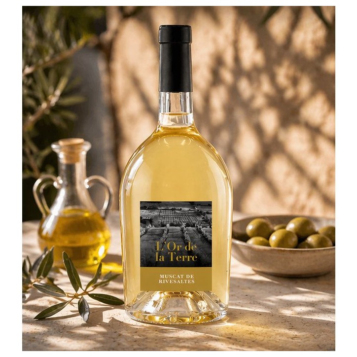 L'or de la Terre Muscat de Rivesaltes - Vin blanc de Languedoc