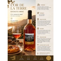 L'Or de la Terre Rivesaltes Ambré - Vin de Languedoc