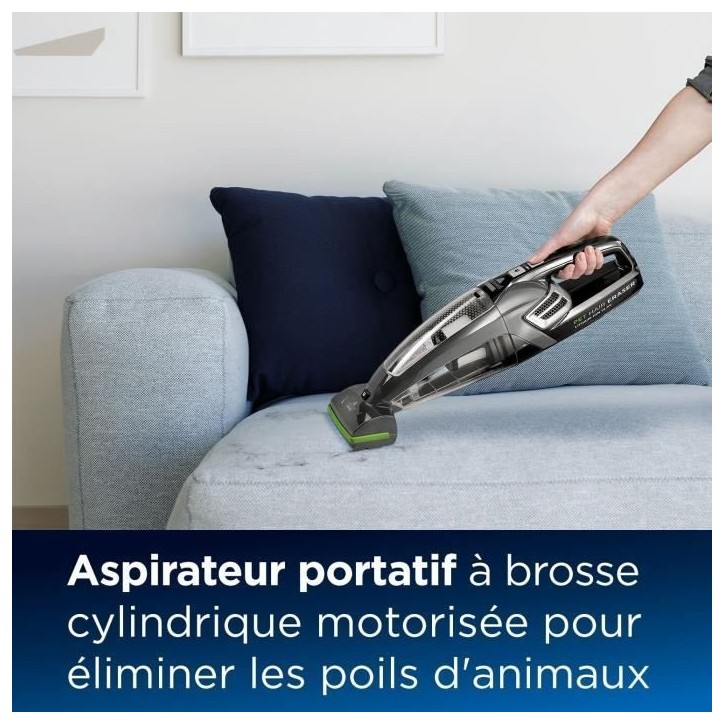 Aspirateur portable sans fil BISSELL - 2278N Pet Hair Eraser Hand Vacuum Aspirateur portable sans fil BISSELL - 2278N Pet Hair Eraser Hand Vacuum