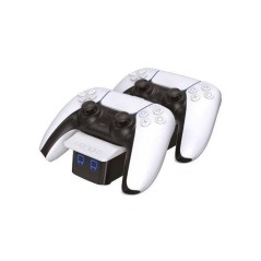 Station de charge double - VENOM - pour manettes PS5 - Blanc