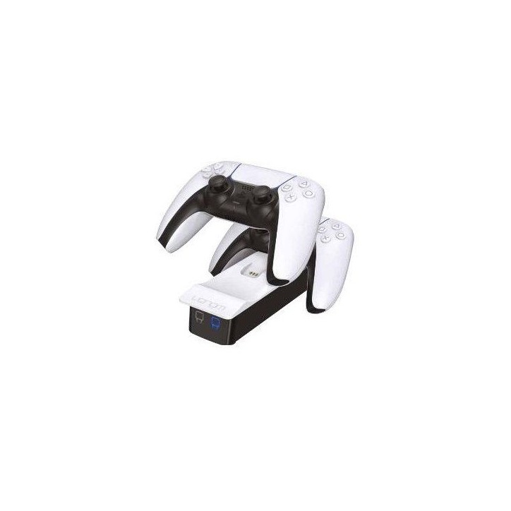 Station de charge double - VENOM - pour manettes PS5 - Blanc Station de charge double - VENOM - pour manettes PS5 - Blanc