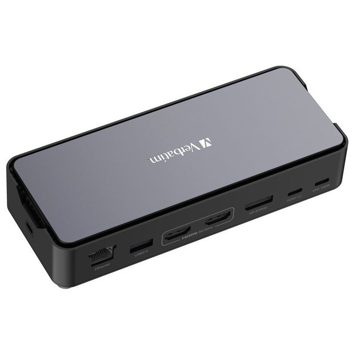 Station d'accueil portable USB-C 3.2 - VERBATIM - Pro CDS-15SSD - Avec SSD 256 Go inclus - Gris Station d'accueil portable USB-C 3.2 - VERBATIM - Pro CDS-15SSD - Avec SSD 256 Go inclus - Gris