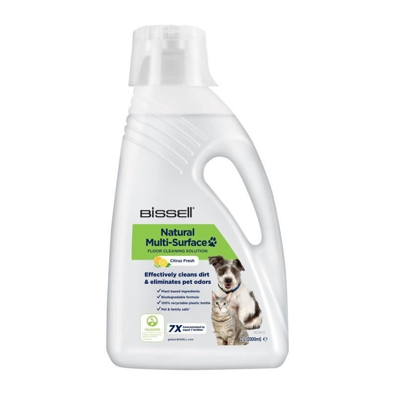 Nettoyant pour sols avec formule Naturelle - BISSELL - B31221 Crosswav