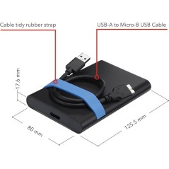 Boitier externe - VERBATIM - Store'N'Go USB 3.2 - SATA - 2,5 - Noir