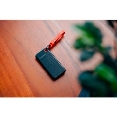 Disque SSD externe - VERBATIM - Pocket - 2 To - Noir / Rouge