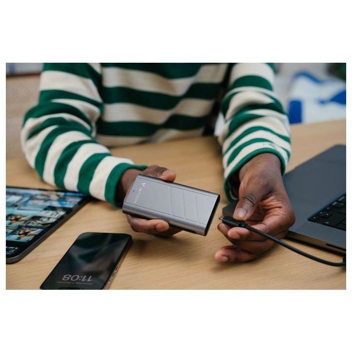 Disque SSD externe - VERBATIM - TurboMetal - 4 To - Gris Disque SSD externe - VERBATIM - TurboMetal - 4 To - Gris