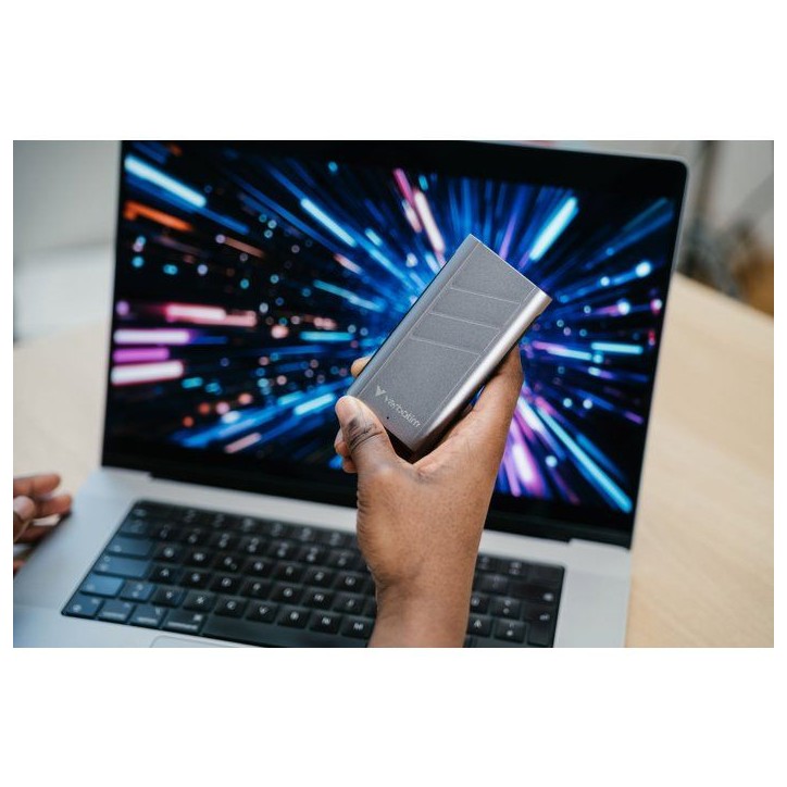 Disque SSD externe - VERBATIM - TurboMetal - 2 To - Gris Disque SSD externe - VERBATIM - TurboMetal - 2 To - Gris