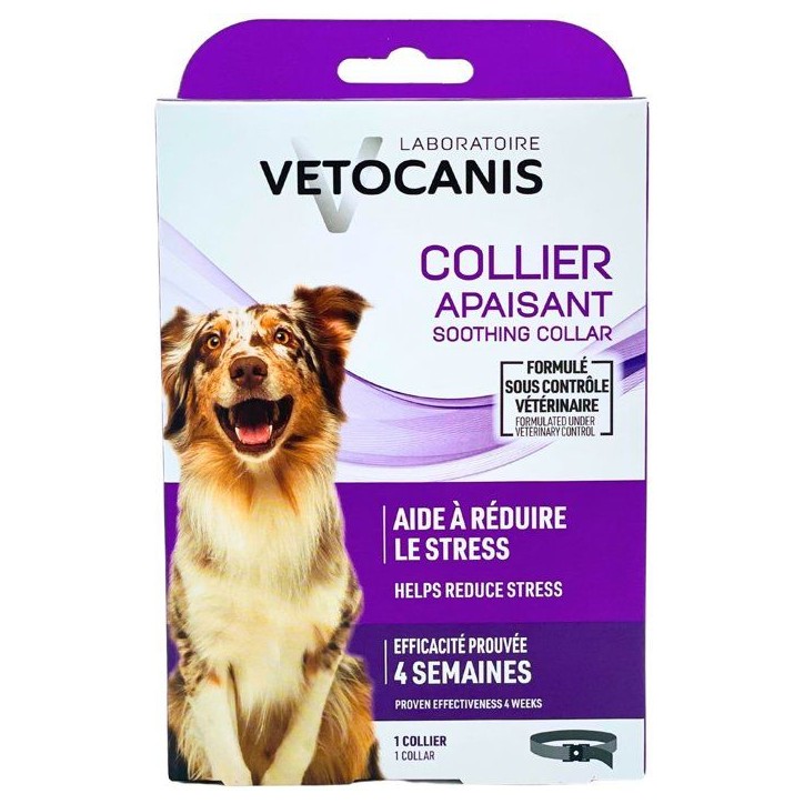 Collier apaisant - VETOCANIS - Chien - Anti-stress Collier apaisant - VETOCANIS - Chien - Anti-stress