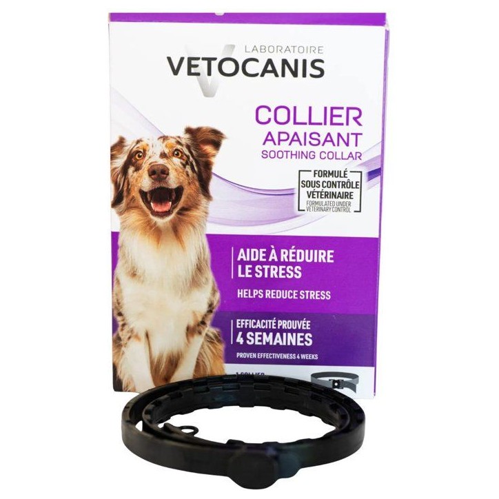 Collier apaisant - VETOCANIS - Chien - Anti-stress Collier apaisant - VETOCANIS - Chien - Anti-stress
