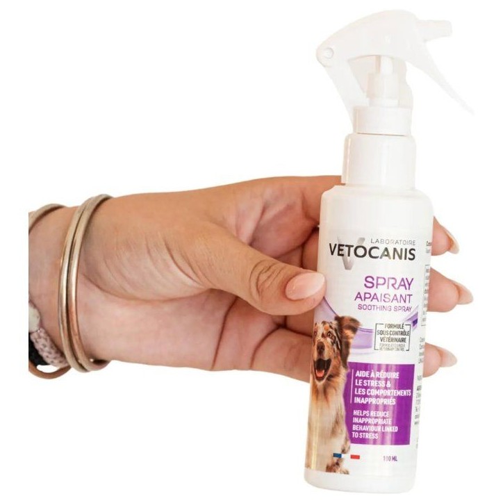 Spray apaisant - VETOCANIS - Chien - 100 ml - Anti-stress - Usage quotidien Spray apaisant - VETOCANIS - Chien - 100 ml - Anti-stress - Usage quotidien