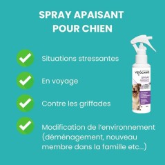 Spray apaisant - VETOCANIS - Chien - 100 ml - Anti-stress - Usage quot