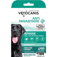Collier antiparasitaire - VETOCANIS - Moyen et grand chien - 75 cm - A