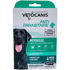 Collier antiparasitaire - VETOCANIS - Moyen et grand chien - 75 cm - A