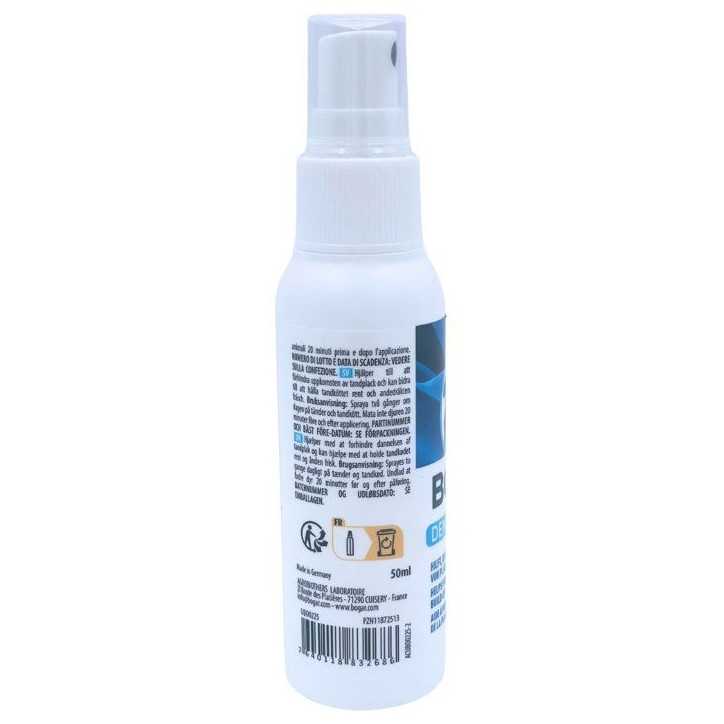 Spray dentaire - VETOCANIS - Bogar - Chien - 50 ml - Hygiene bucco-dentaire - Anti-tartre Spray dentaire - VETOCANIS - Bogar - Chien - 50 ml - Hygiene bucco-dentaire - Anti-tartre