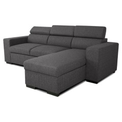 Canapé d'angle convertible réversible - 3/4 places - ACV REV COFFRE