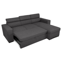 Canapé d'angle convertible réversible - 3/4 places - ACV REV COFFRE