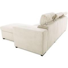 Canapé d'angle convertible réversible - 4 places - VICOMTE - Velours