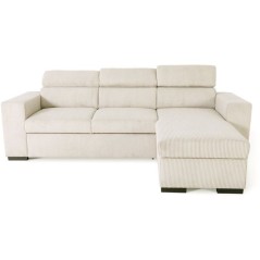 Canapé d'angle convertible réversible - 4 places - VICOMTE - Velours