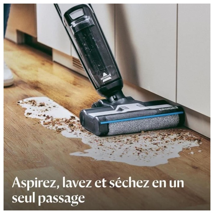 BISSELL Crosswave HF3 Select 3639N - Nettoyeur 3 en 1 sans fil - Silencieux et maniable BISSELL Crosswave HF3 Select 3639N - Nettoyeur 3 en 1 sans fil - Silencieux et maniable