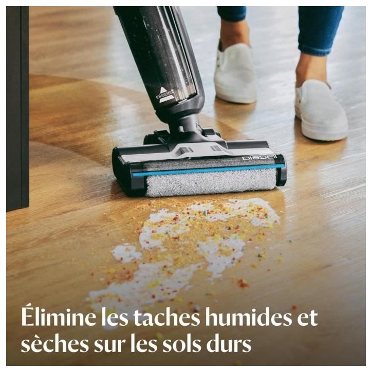BISSELL Crosswave HF3 Select 3639N - Nettoyeur 3 en 1 sans fil - Silencieux et maniable BISSELL Crosswave HF3 Select 3639N - Nettoyeur 3 en 1 sans fil - Silencieux et maniable