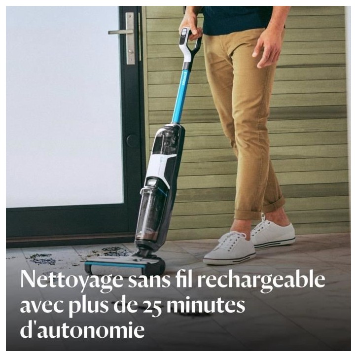 BISSELL Crosswave HF3 Select 3639N - Nettoyeur 3 en 1 sans fil - Silencieux et maniable BISSELL Crosswave HF3 Select 3639N - Nettoyeur 3 en 1 sans fil - Silencieux et maniable