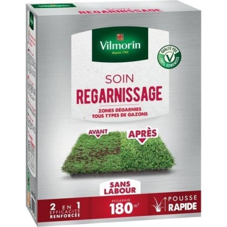 VILMORIN Semences pour soins et regarnissage universel de gazon - 2 en