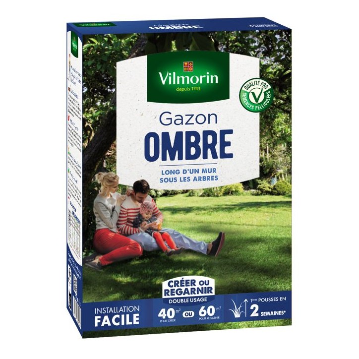 Gazon - Vilmorin - Gazon Ombre - 1 kg Gazon - Vilmorin - Gazon Ombre - 1 kg