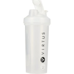 Gourde de Sport - VIRTUS - Castaldo - 500 ml - Accessoires shaker inclus - Blanc