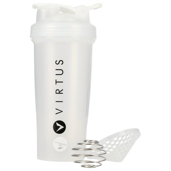 Gourde de Sport - VIRTUS - Castaldo - 500 ml - Accessoires shaker inclus - Blanc Gourde de Sport - VIRTUS - Castaldo - 500 ml - Accessoires shaker inclus - Blanc