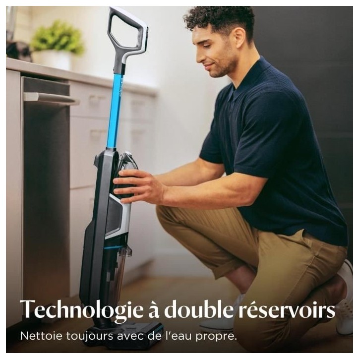 BISSELL Crosswave HF3 Select 3639N - Nettoyeur 3 en 1 sans fil - Silencieux et maniable BISSELL Crosswave HF3 Select 3639N - Nettoyeur 3 en 1 sans fil - Silencieux et maniable