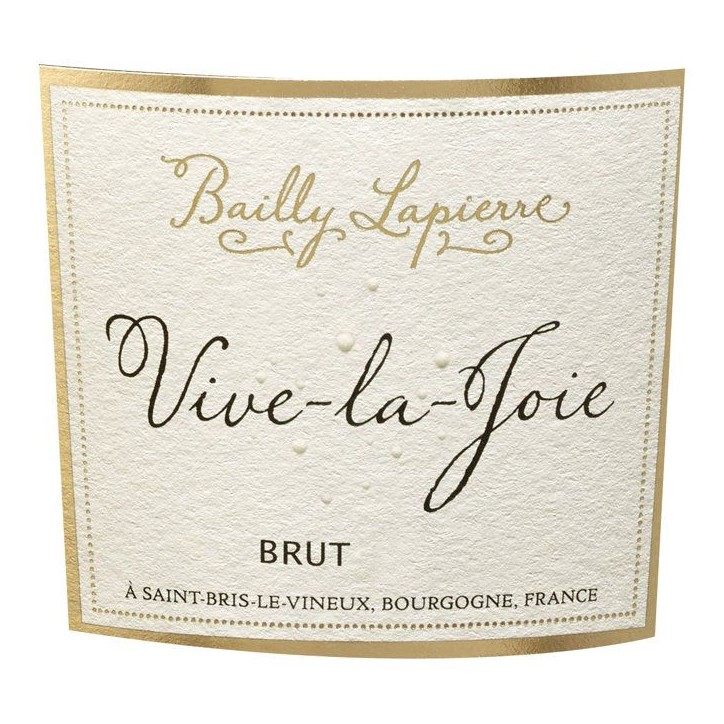 Bailly Lapierre Vive La Joie Millésimé - Crémant de Bourgogne 2020 Bailly Lapierre Vive La Joie Millésimé - Crémant de Bourgogne 2020
