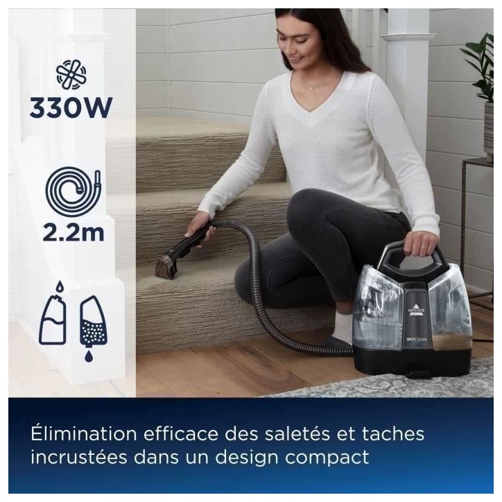 Détacheur Bissell NETTOYEUR MULTI-SURFACE B3724N Spotclean PLUS (+) Détacheur Bissell NETTOYEUR MULTI-SURFACE B3724N Spotclean PLUS (+)