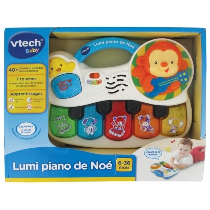VTECH BABY - Lumi Piano De Noé - Jouet Musical VTECH BABY - Lumi Piano De Noé - Jouet Musical