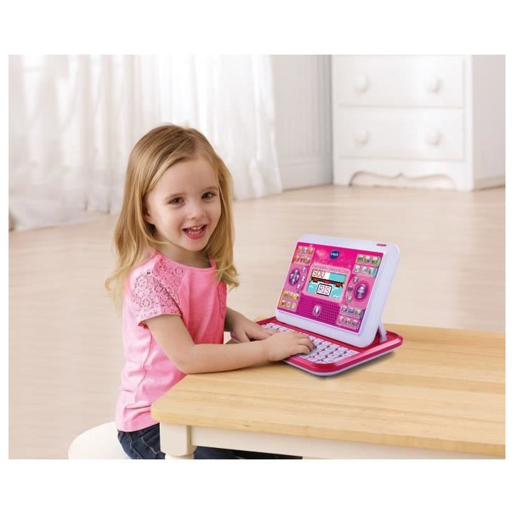 Ordi-Tablette Enfant VTECH Genius XL Color Rose - 2 en 1 avec écran couleur - Mixte - A partir de 5 ans Ordi-Tablette Enfant VTECH Genius XL Color Rose - 2 en 1 avec écran couleur - Mixte - A partir de 5 ans