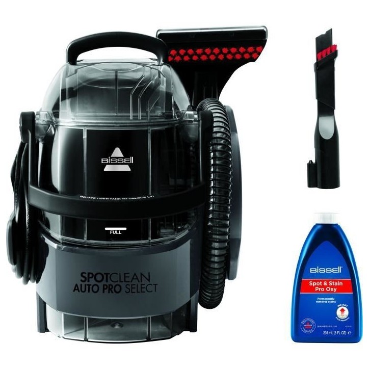BISSELL SpotClean Auto Pro Select 3730N - Détache, Nettoie et Aspire - Réservoir grande capacité - Longue portée BISSELL SpotClean Auto Pro Select 3730N - Détache, Nettoie et Aspire - Réservoir grande capacité - Longue portée