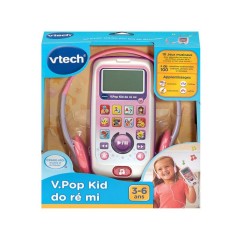 Baladeur musical éducatif VTECH V.Pod Kid Do, Ré, Mi rose - Pour enf