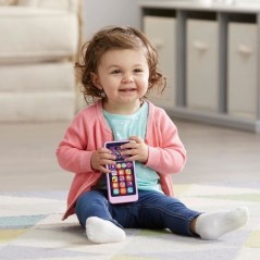 Téléphone Emoti'Fun - VTECH - Rose - Enfant 18 mois - 12 touches lum