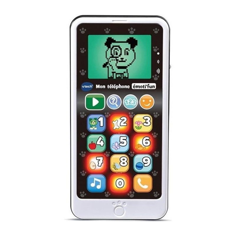 VTECH - Mon Téléphone Emoti'Fun - Noir