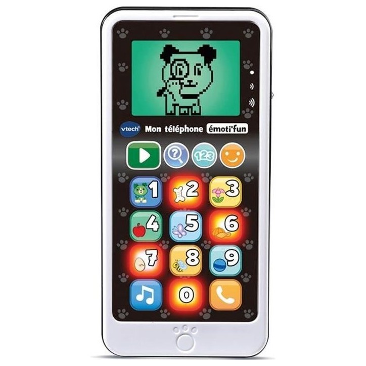 VTECH - Mon Téléphone Emoti'Fun - Noir VTECH - Mon Téléphone Emoti'Fun - Noir